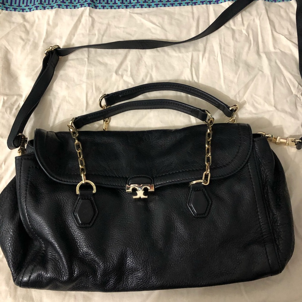Tory Burch black leather bag